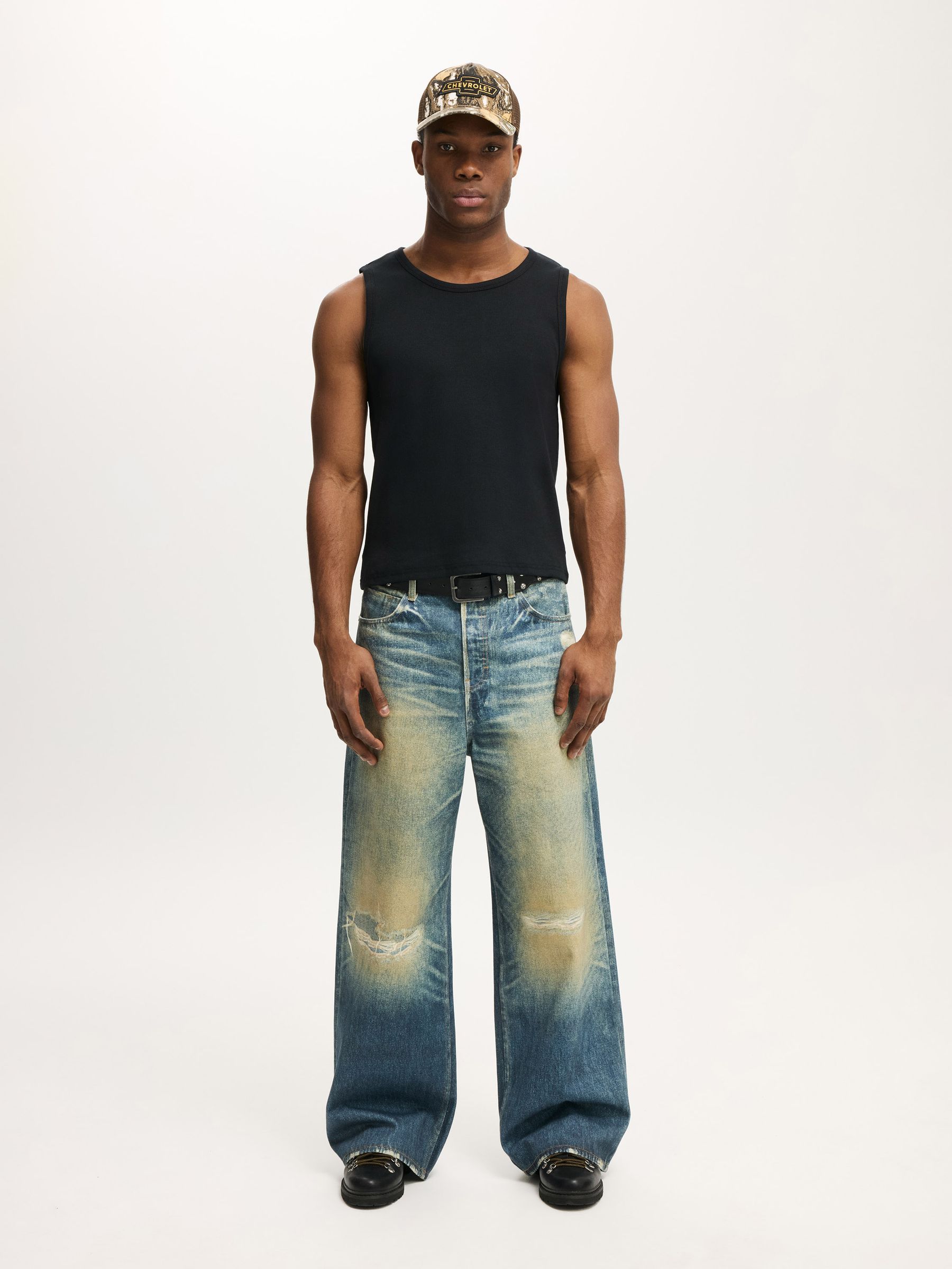 Buy Cotton On Black Rib Tank Top from Next USA
