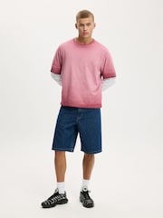 Cotton On Blue Baggy Denim Shorts - Image 3 of 7