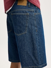 Cotton On Blue Baggy Denim Shorts - Image 5 of 7