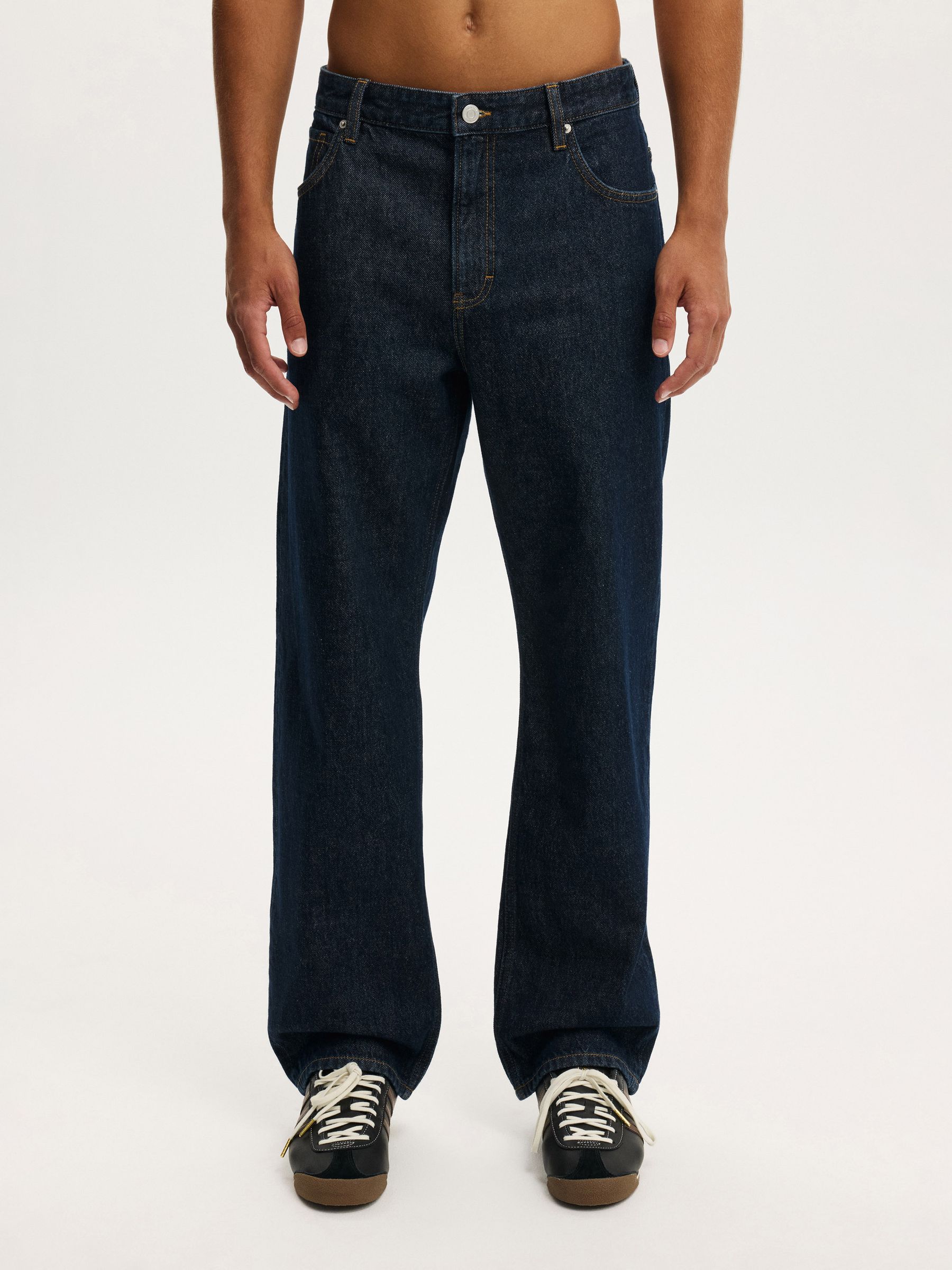 デニム+ジーンズ BLUES BAGGY 01 TROUSERS COTTON. DENIM Buy Cotton On Shutter Blue Baggy Jeans from Next USA