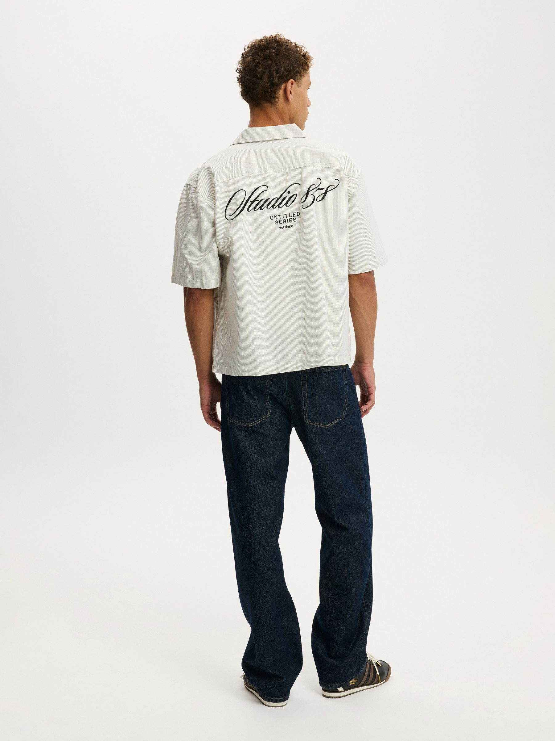 Buy Cotton On Shutter Blue Baggy Jeans from Next USA