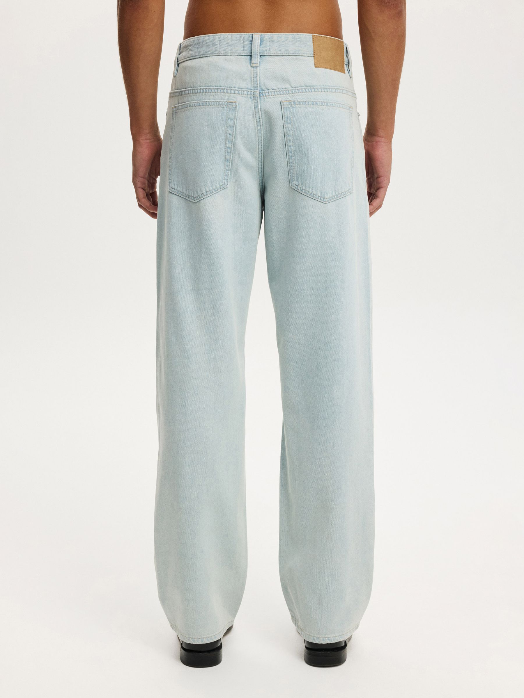 Buy Cotton On Arctic Blue Baggy Jeans from Next Romania
