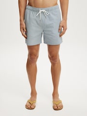 Cotton On Blue Stretch Swim Shorts - Image 1 of 6