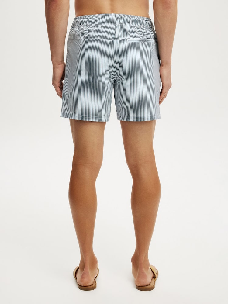 Cotton On Blue Stretch Swim Shorts - Image 2 of 6