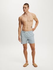 Cotton On Blue Stretch Swim Shorts - Image 4 of 6