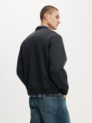 Cotton On Black Box Fit Crew Sweater - Image 2 of 4