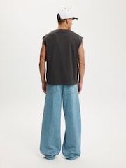 Cotton On Teal Super Baggy Jeans - Image 4 of 7