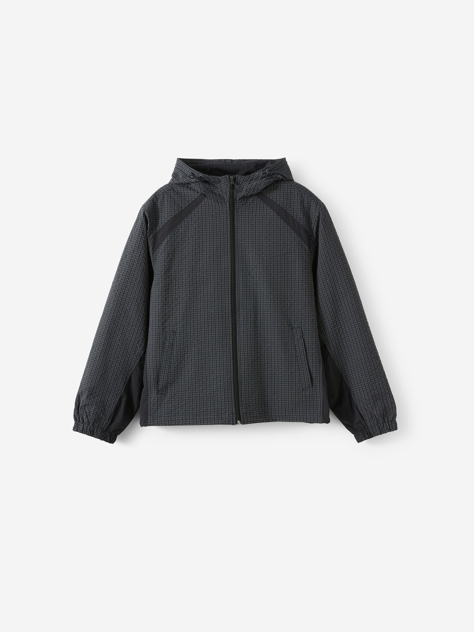 Buy Cotton On Slate Check Hooded Spray Jacket from Next USA