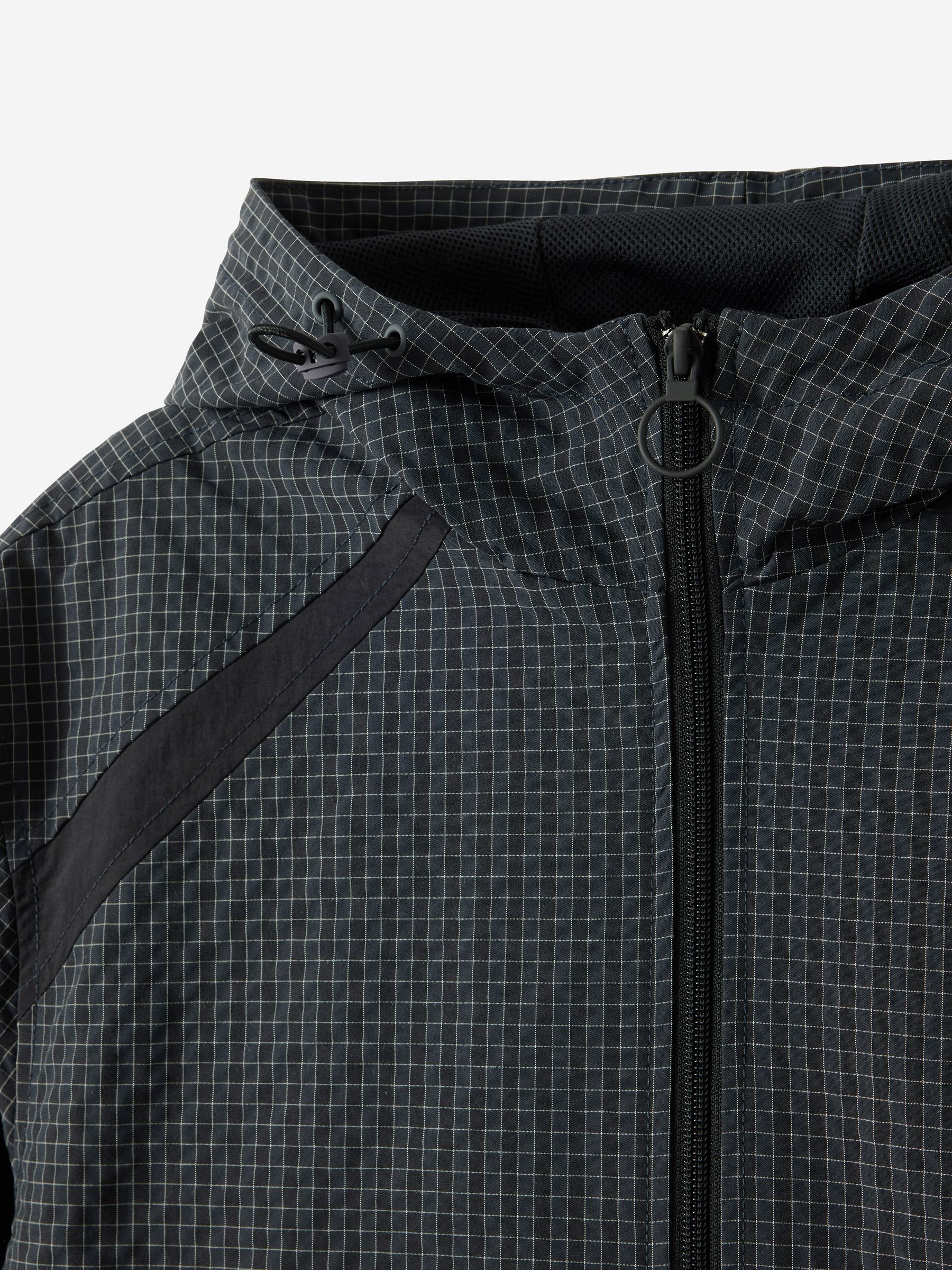 Buy Cotton On Slate Check Hooded Spray Jacket from Next USA