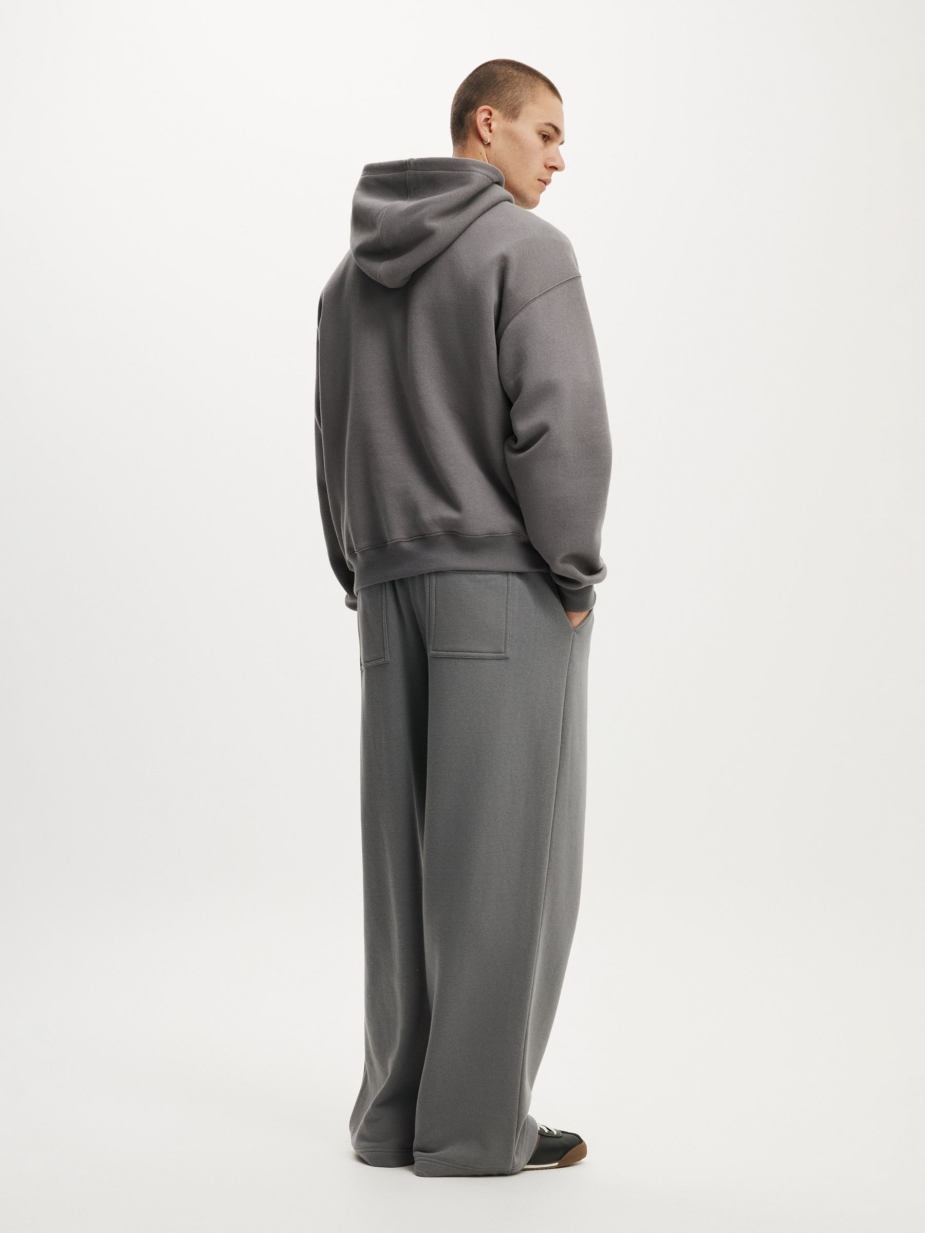 Buy Cotton On Slate Stone Box Fit Hoodie from Next USA