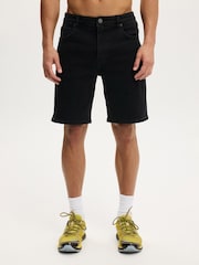 Cotton On Black Loose Straight Denim Shorts - Image 1 of 8