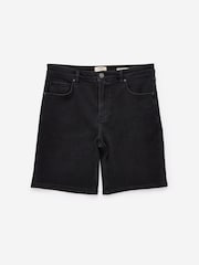 Cotton On Black Loose Straight Denim Shorts - Image 7 of 8