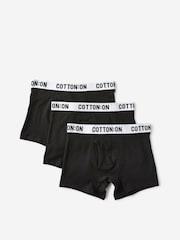 Cotton On Black Trunks 3 Pack - Image 1 of 2