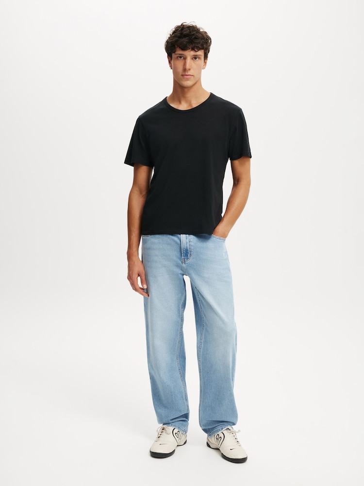 Cotton On Blue Loose Straight Jeans - Image 2 of 8