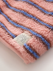 Blue Pink Stripe Half Zip Fleece (3mths-7yrs) - Image 4 of 4