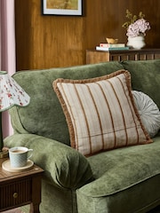 Laura Ashley Green Elmsdon Cotton Cushion - Image 2 of 6