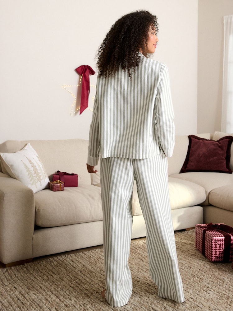 Yard Green Hebden Button Through Matching Family Pyjama - Image 2 of 6