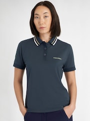 Calvin Klein Golf Blue Lumi Polo Shirt - Image 1 of 8