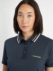 Calvin Klein Golf Blue Lumi Polo Shirt - Image 3 of 8