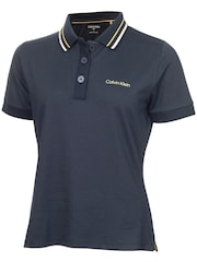 Calvin Klein Golf Blue Lumi Polo Shirt - Image 5 of 8