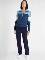 Calvin Klein Golf Blue Neve Knit 1/2 Zip Sweater - Image 2 of 8