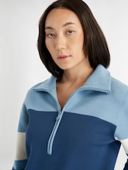 Calvin Klein Golf Blue Neve Knit 1/2 Zip Sweater - Image 3 of 8