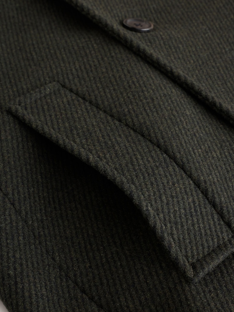 Charcoal Grey Regular Fit N.Premium Peacoat - Image 10 of 10 Charcoal Grey Regular Fit N.Premium Peacoat - Image 10 of 10
