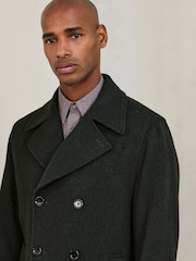 Charcoal Grey Regular Fit N.Premium Peacoat - Image 4 of 10