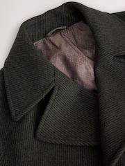 Charcoal Grey Regular Fit N.Premium Peacoat - Image 8 of 10