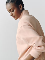 Pink High Neck Sweatshirt - Image 3 of 4