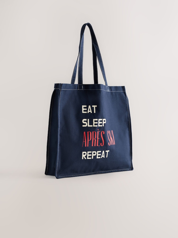 Navy Shopper Bag - Image 1 of 5