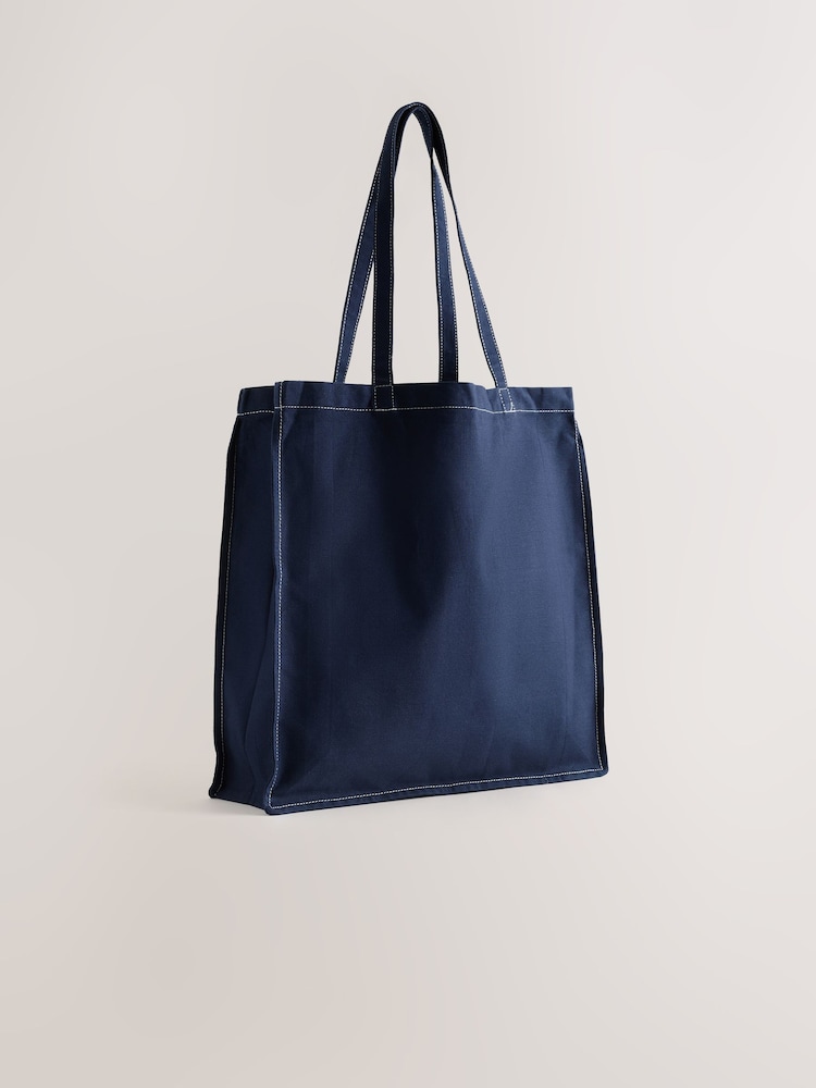 Navy Shopper Bag - Image 2 of 5