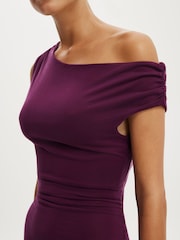 Cotton On Purple Sandy Asymmetric Mini Dress - Image 4 of 4