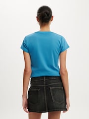 Cotton On Black Original Denim Mini Skirt - Image 2 of 6