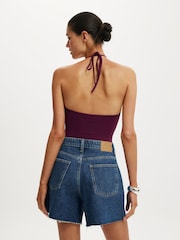 Cotton On Alto Denim Shorts - Imagen 2 de 7