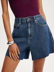 Cotton On Alto Denim Shorts - Imagen 4 de 7
