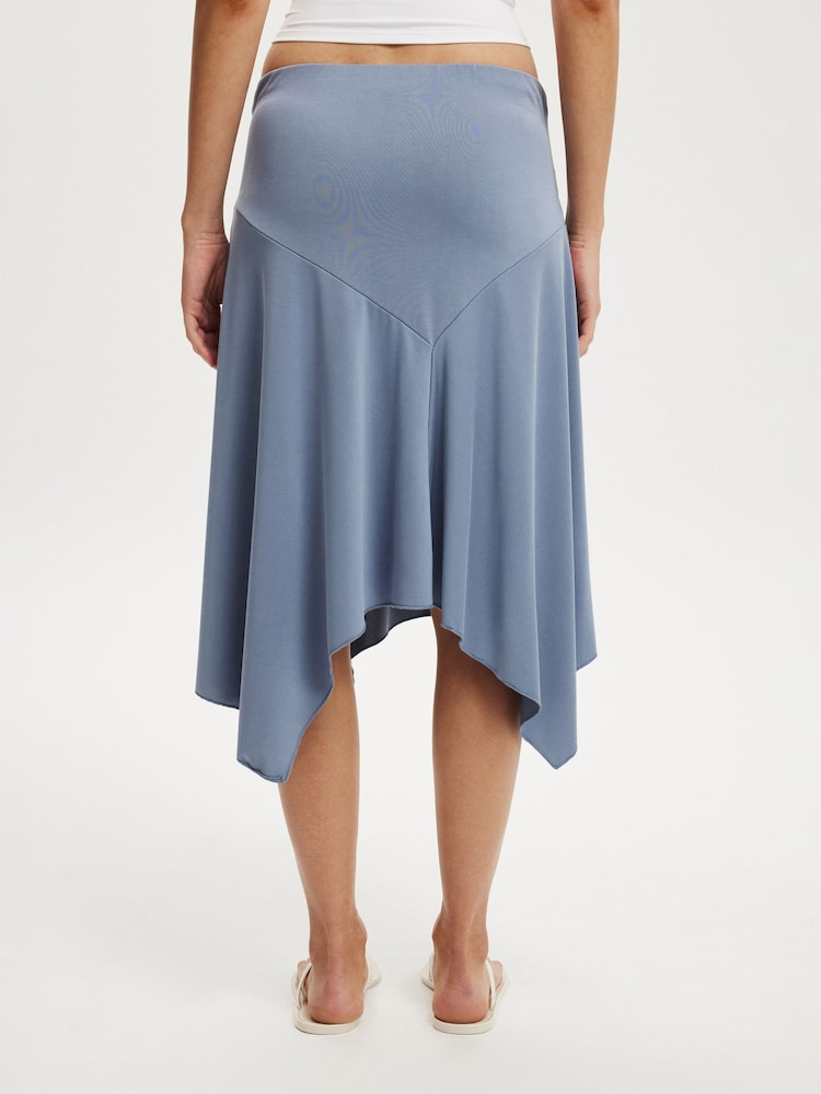 Cotton On Blue Sandy Midi Skirt - Image 5 of 5