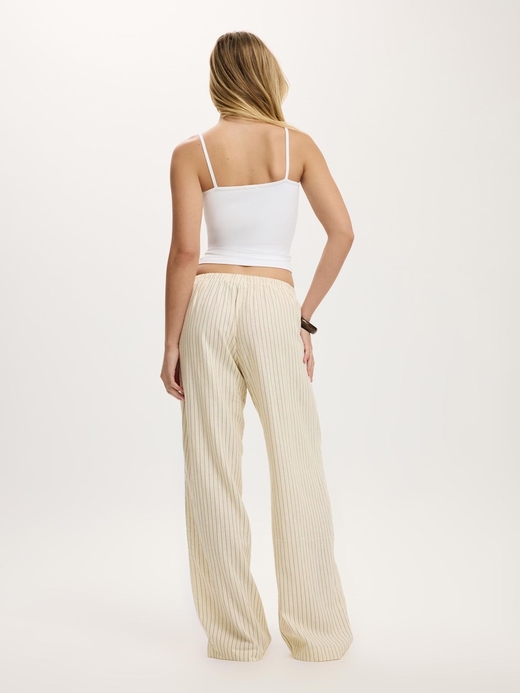 Cotton On Cream Haven Wide Leg Trousers - Image 2 of 5