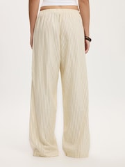 Cotton On Cream Haven Wide Leg Trousers - Image 4 of 5