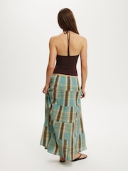 Cotton On Blue Haven Multi Tiered Maxi Skirt - Image 2 of 5