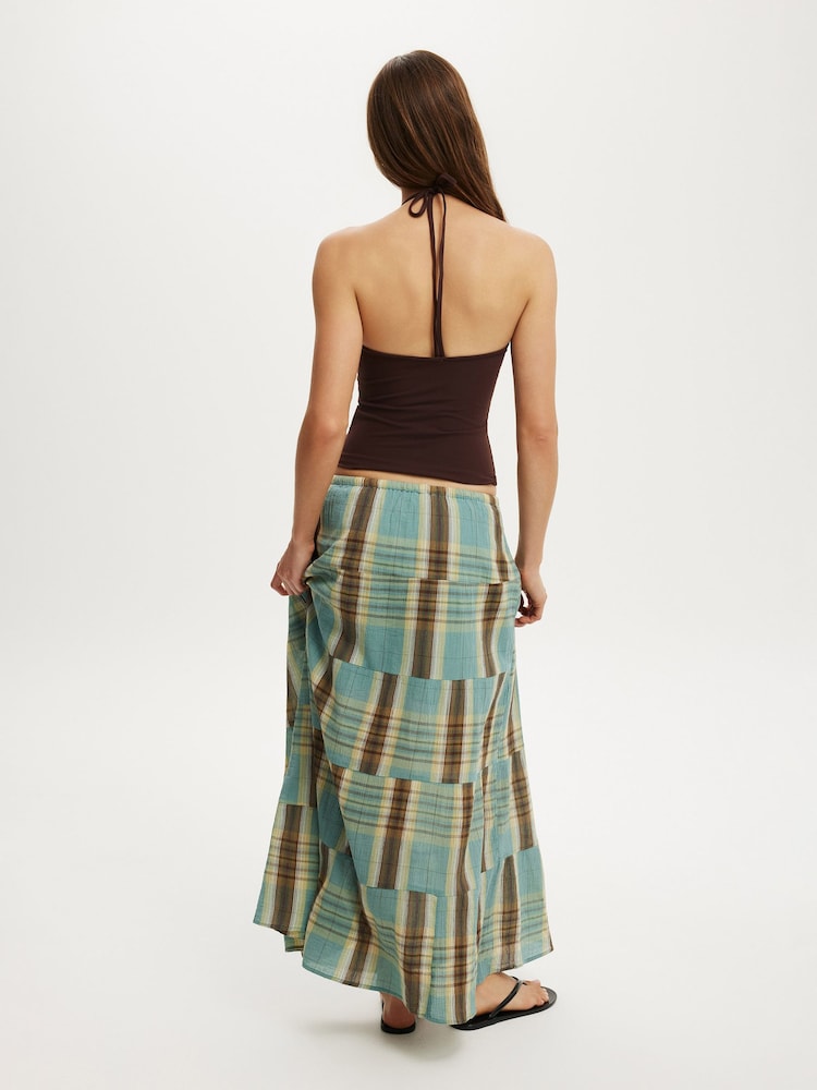 Cotton On Blue Haven Multi Tiered Maxi Skirt - Image 2 of 5