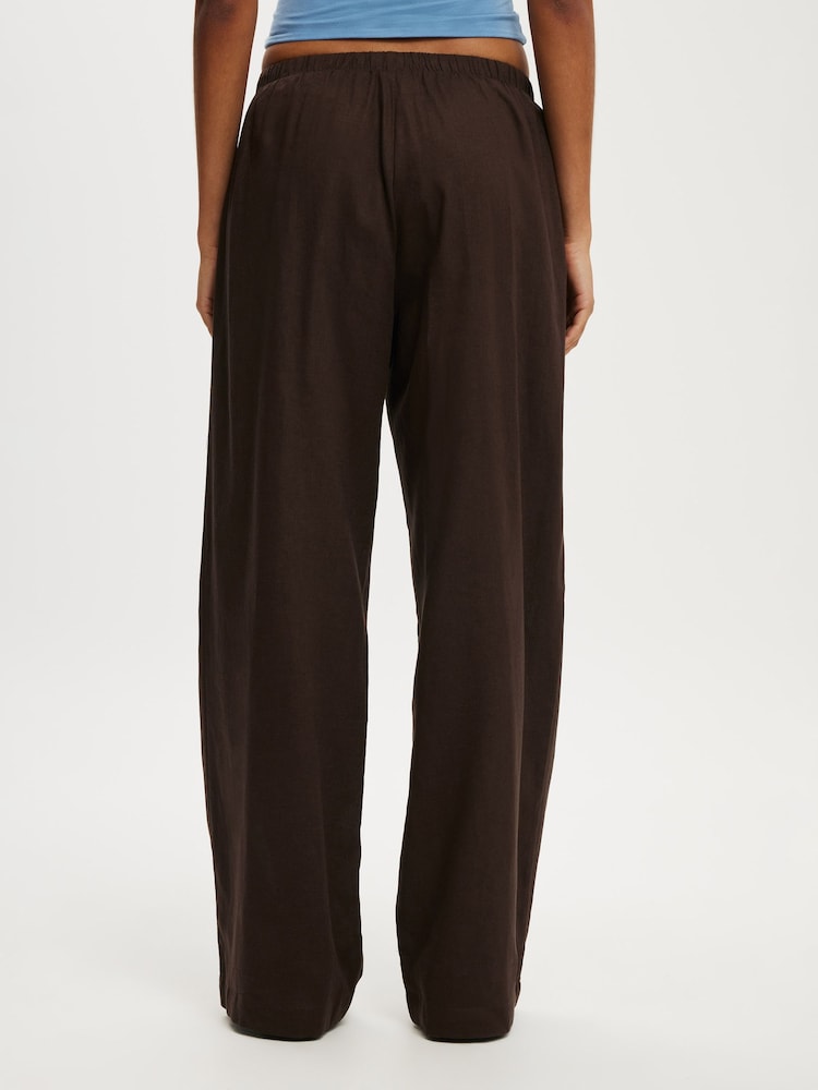 Cotton On Brown Haven Wide Leg Trousers - Image 5 of 5 Cotton On Brown Haven Wide Leg Trousers - Image 5 of 5