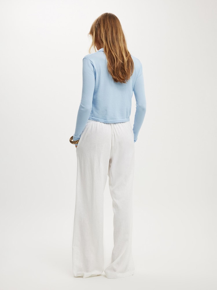 Cotton On White Haven Wide Leg Trousers - Image 2 of 5