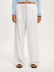 Cotton On White Haven Wide Leg Trousers - Image 4 of 5