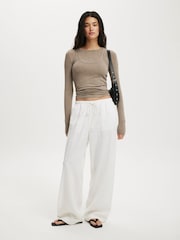 Weiß - Cotton On Haven Hose mit weitem Bein - Bild 6 von 6