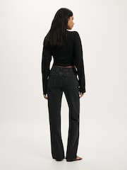 Cotton On Black Stretch Slim Straight Jeans - Image 3 of 4