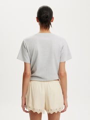 Cotton On Natural Estelle Lace Shorts - Image 2 of 6