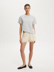 Cotton On Natural Estelle Lace Shorts - Image 5 of 6