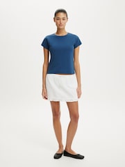 Cotton On White Edie Mini Skirt - Image 3 of 4