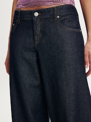 Cotton On Blue Low Rise Wide Jeans - Image 5 of 5